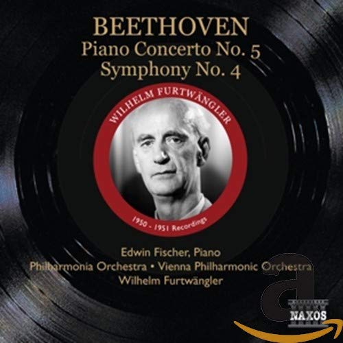 CD cover featuring Wilhelm Furtwängler’s portrait and Beethoven’s compositions.