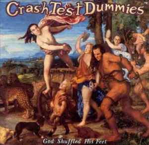 Crash Test Dummies album cover: Renaissance painting with figures and animals.
