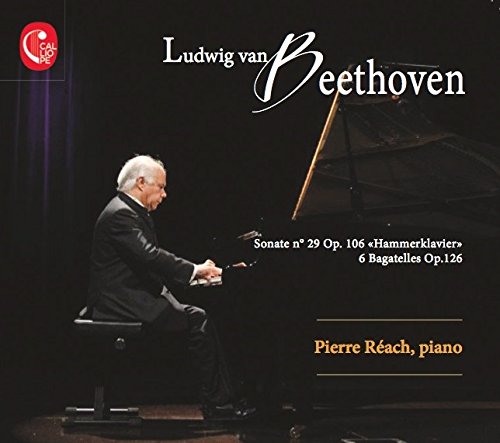 CD cover featuring pianist Pierre Réach at a grand piano.