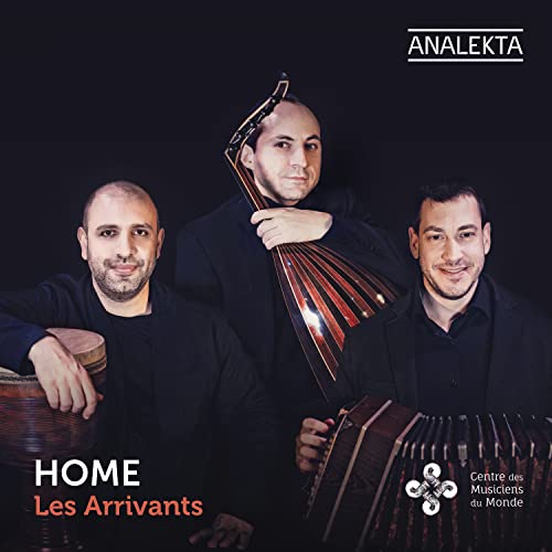CD cover featuring three men with traditional musical instruments.