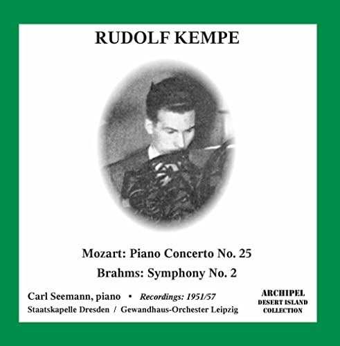 CD cover featuring conductor Rudolf Kempe and pianist Carl Seemann.
