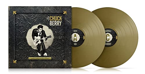 Chuck Berry vinyl 2LP set with olive-green records and cover.