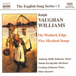 CD cover for Vaughan Williams’ “On Wenlock Edge” featuring farmworkers.
