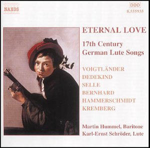 CD cover: portrait of a man with a lute, titled "Eternal Love".