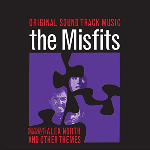 CD cover for "The Misfits" soundtrack with purple and black design.