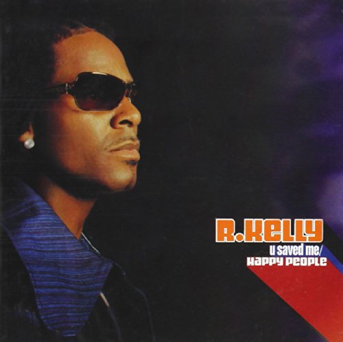 R. Kelly CD cover: portrait of a man in sunglasses, purple background.