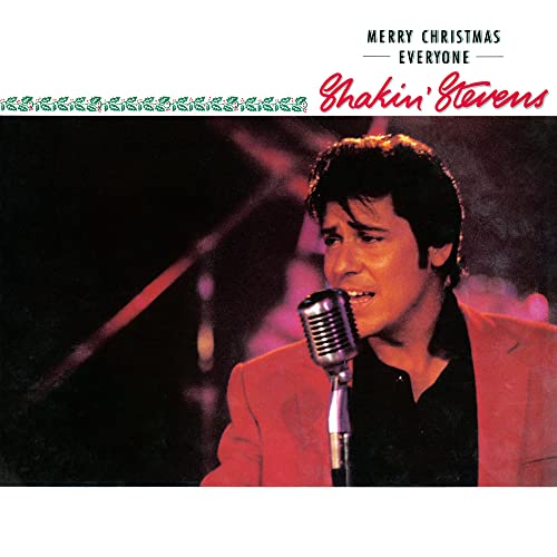 Shakin' Stevens album cover, portrait of a singer with a microphone.