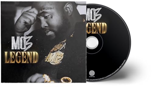 Mo3’s “Legend” CD case and disc with portrait of the artist.