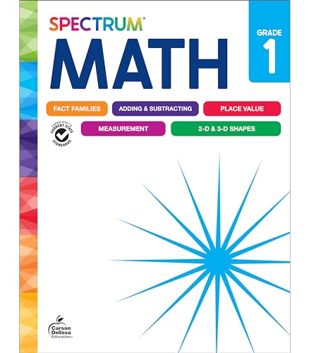 Spectrum Math Workbook Grade 1