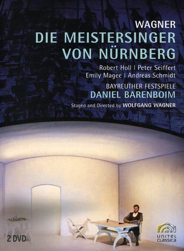 DVD cover for Wagner’s *Die Meistersinger von Nürnberg*, staged by Wolfgang Wagner.
