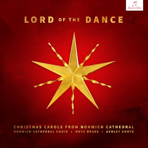 CD cover: golden starburst on red background, text details performers.