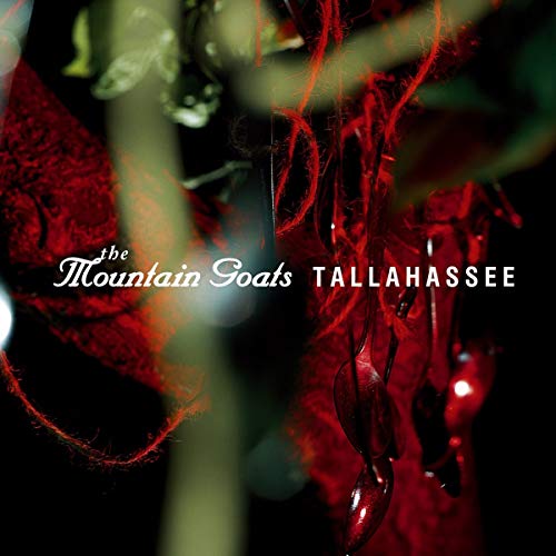 Album cover for The Mountain Goats’ “Tallahassee” with red and black foliage.