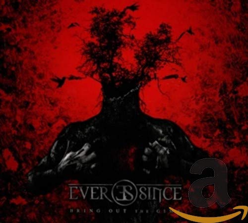 CD cover art: dark, abstract figure with tree-like hair on red background.