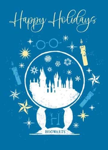 Harry Potter: Hogwarts Snow Globe Embellished Card (HP Holiday Card)