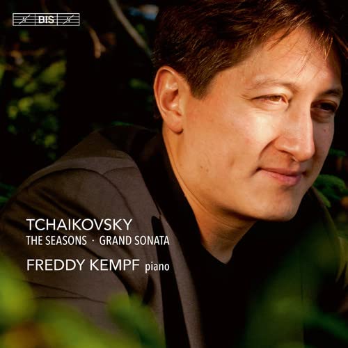 Freddy Kempf portrait on CD cover for Tchaikovsky’s “The Seasons.”