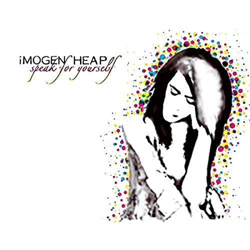 Album cover for Imogen Heap’s “Speak For Yourself” with a stylized portrait.