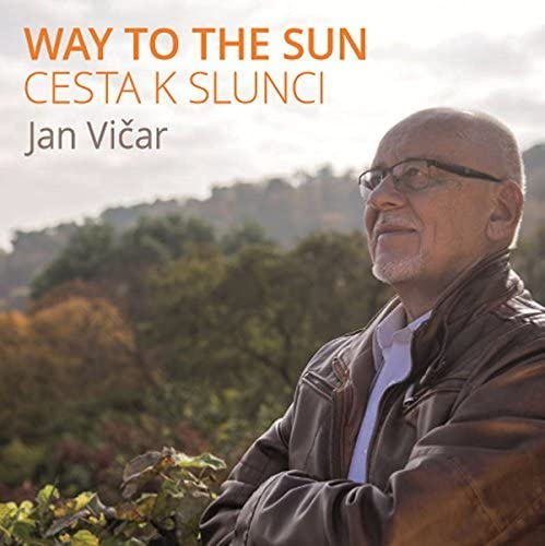 CD cover featuring portrait of Jan Vǐčar with landscape background.