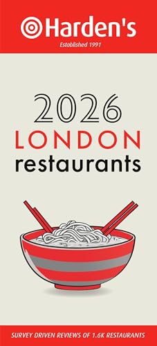 Cover of Harden's London Restaurants 2026 guide featuring a bowl of noodles.