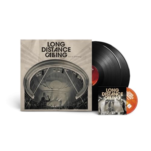 Vinyl record and CD of Long Distance Calling’s “Live at Lichtburg” album.