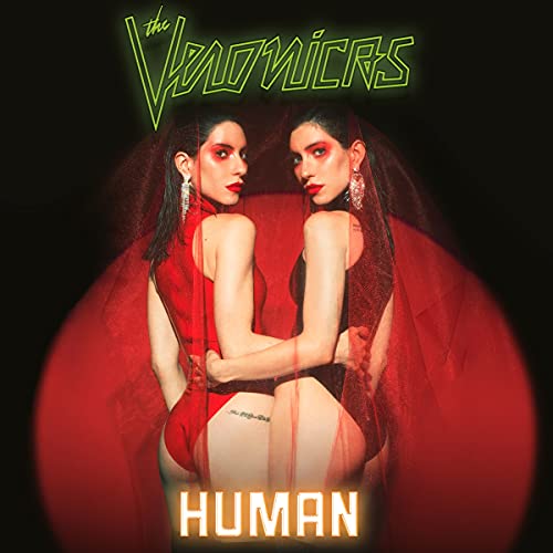 CD cover for "Human" by Veronicas, featuring two women in red.