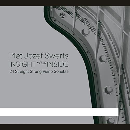 CD cover featuring a piano’s strings and the text “Piet Jozef Swerts”.