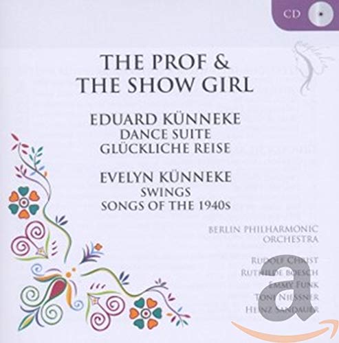 CD cover for "The Prof & The Showgirl" by Kunneke, floral design.