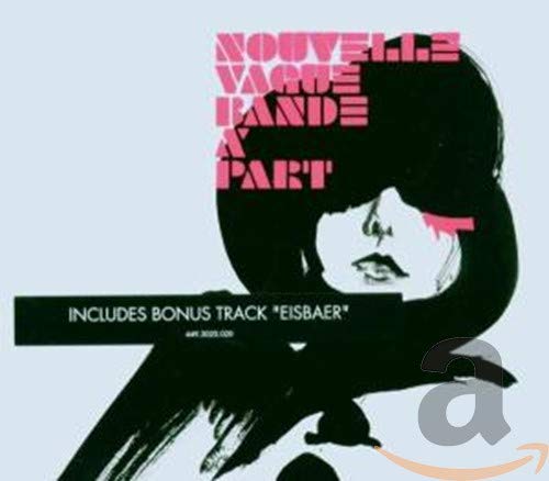 CD cover: black and white portrait of a woman with pink text.