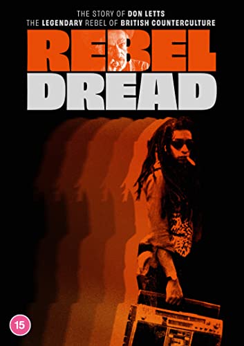 DVD cover for āRebel Dreadā featuring Don Letts and a Rastafarian man.