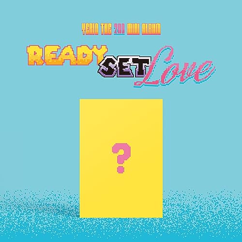 Yerin “Ready Set Love” CD cover with pixelated design and question mark.