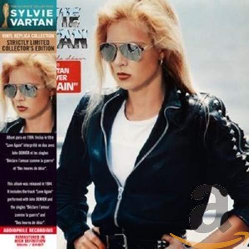 Sylvie Vartan CD cover featuring a blonde woman in sunglasses and a leather jacket.