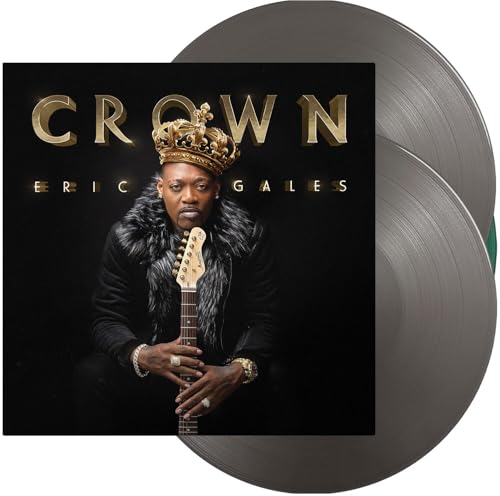 Vinyl record and cover featuring Eric Gales wearing a crown and holding a guitar.