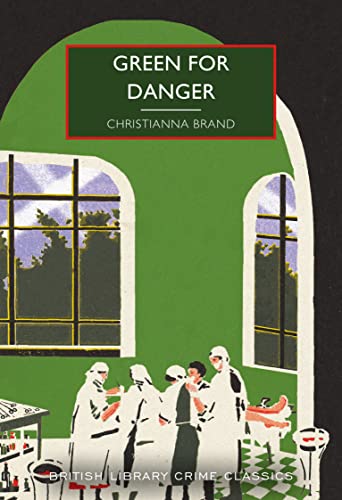 Book with green cover, white text, and classic crime novel design elements.