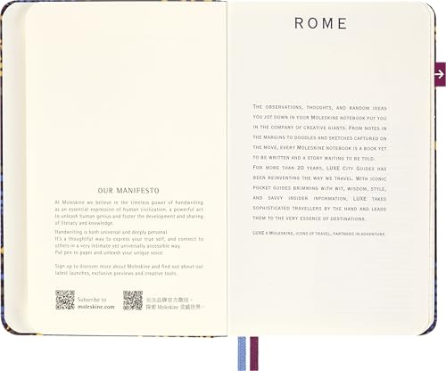Luxe X Moleskine City Notebook Rome