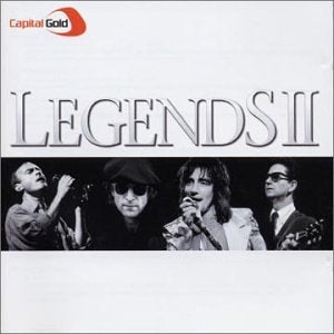 CD cover for “Capital Gold Legends Vol.2” featuring four musicians.