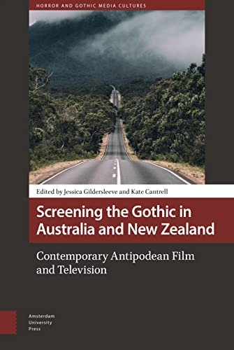 Book cover: a road receding into misty mountains, title "Screening the Gothic".