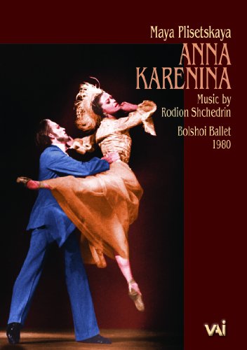Ballet dancers in dramatic pose on "Anna Karenina" DVD cover.