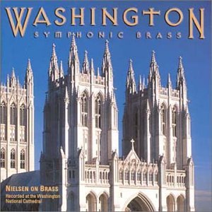 CD cover: Washington Symphonic Brass, Nielsen On Brass, cathedral image.