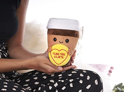 Love Hearts 7" I Like You A Latte Plush Gift