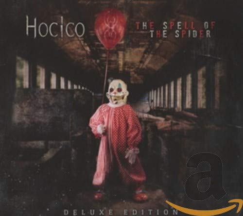 CD cover: clown figure with red balloon in a dark tunnel.