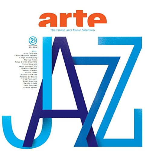 Vinyl record cover with "arte jazz" logo and list of artists.