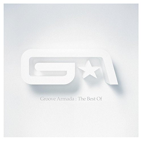 “Groove Armada: The Best Of” CD cover with a white “GA” logo and star.