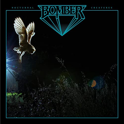 CD cover: owl in flight over dark, silhouetted trees and moon.