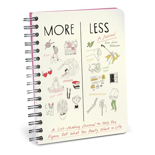 Em & Friends Julia Rothman More / Less Journal Guided Journal