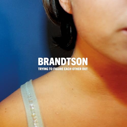 Album cover for Brandtson’s “Trying To Figure Each Other Out” with a portrait.