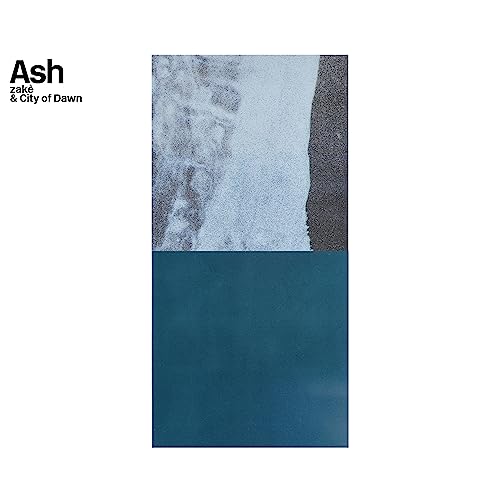 Vinyl album cover for “Ash” by Zake & City Of Dawn, abstract design.