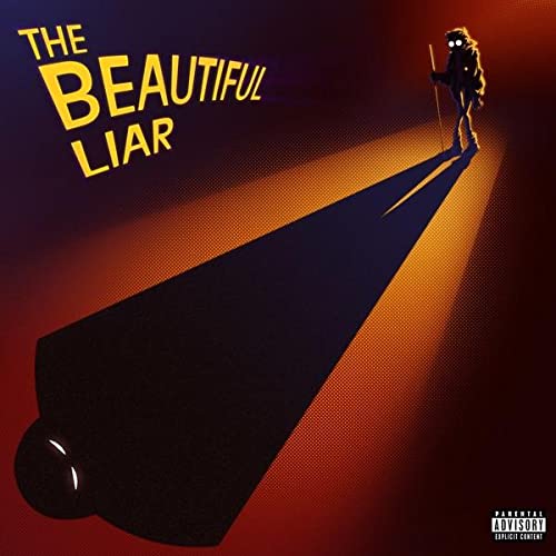 Album cover for X Ambassadors’ “The Beautiful Liar” featuring a silhouetted figure.