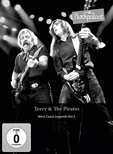 Black and white DVD cover featuring two musicians with guitars.