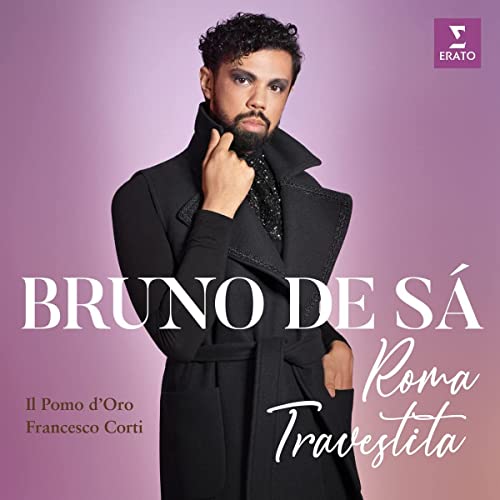 CD cover featuring Bruno de Sá in a black coat, portrait view.