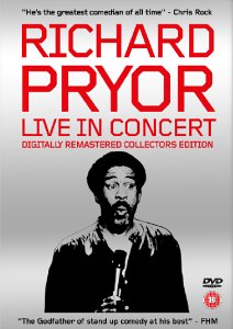 Richard Pryor DVD cover featuring a black and white portrait of the comedian.