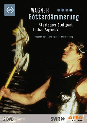 DVD cover showing a performer in armor holding a toy horse on a stick.
